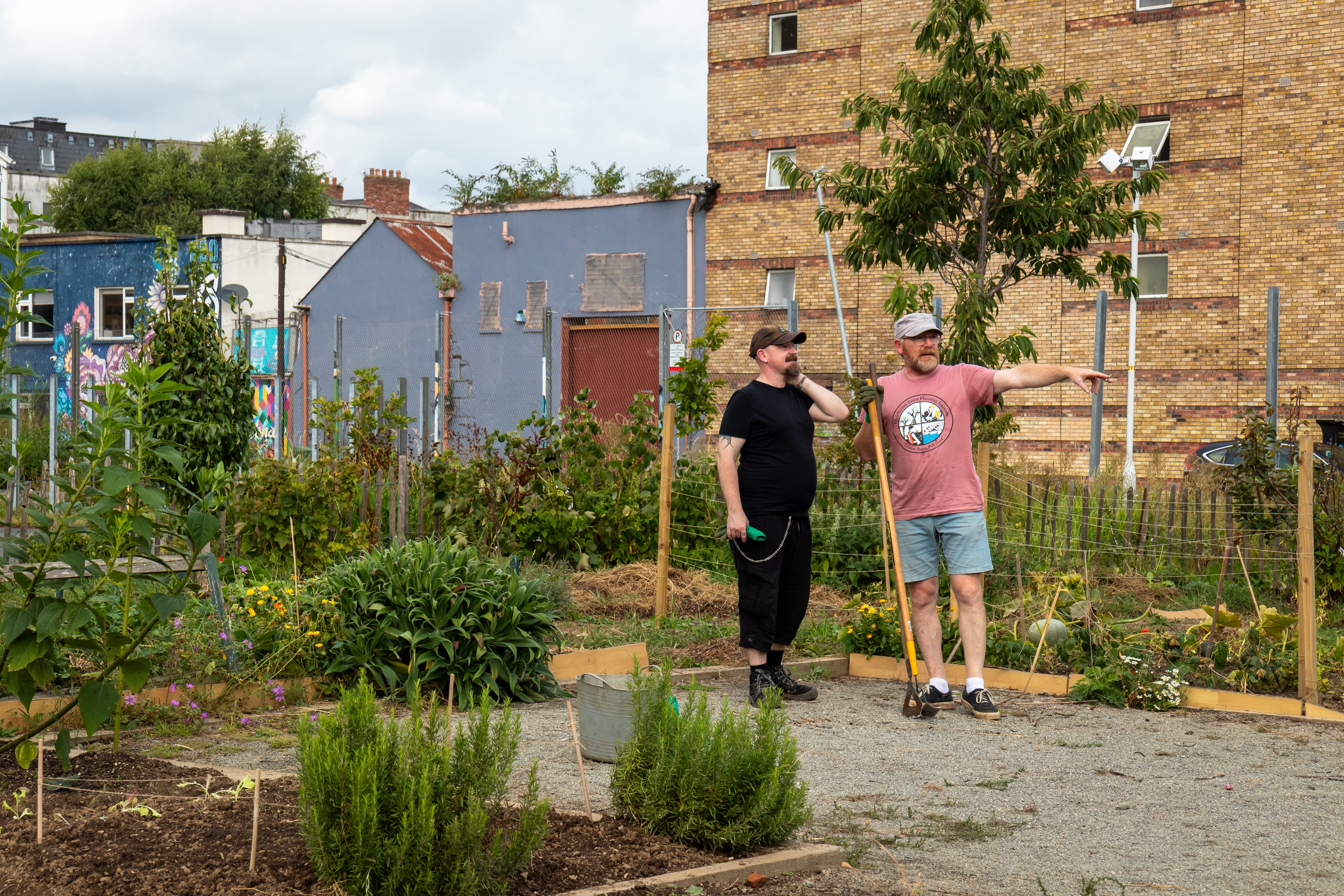 Gardeners at work - Photo by Claire Whitehead