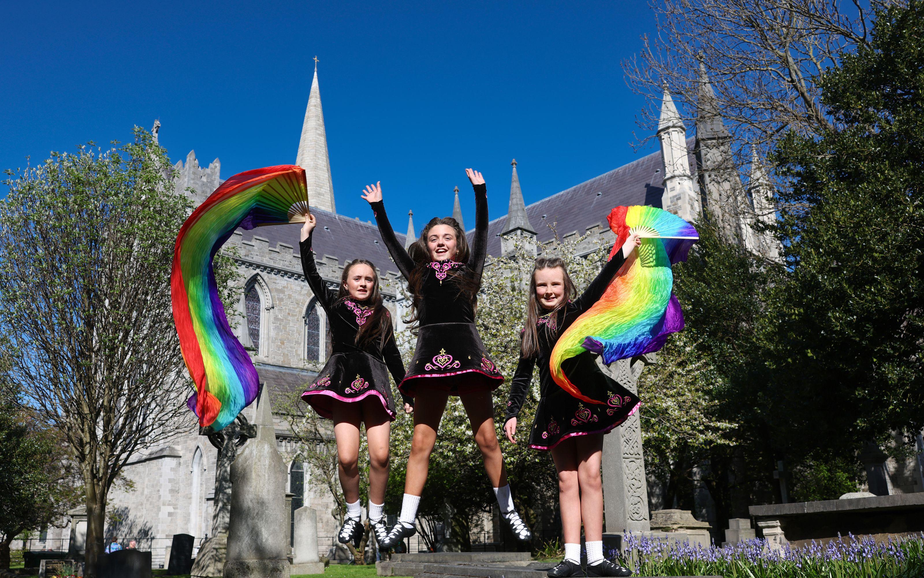 Foley Irish Dance Academy at St Patrick's Cathedral, Culture Date with Dublin 8 Festival Launch 2025, Photo credit: Marc O'Sullivan