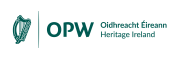 Heritage Ireland OPW dual language LOGO GREEN Ellen Barnicle