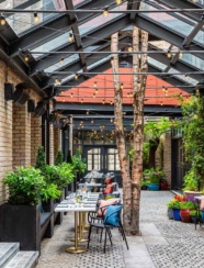Iconic Offices The Masonry Vandal Cafe and Restaurant Courtyard