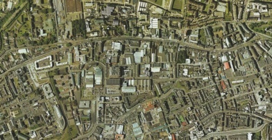 Aerial View of The Liberties