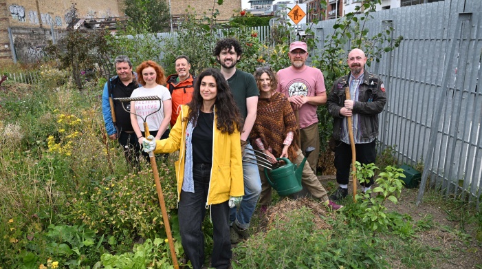 Taplins Fields Community Garden Volunteers - Photo by Brian Meade